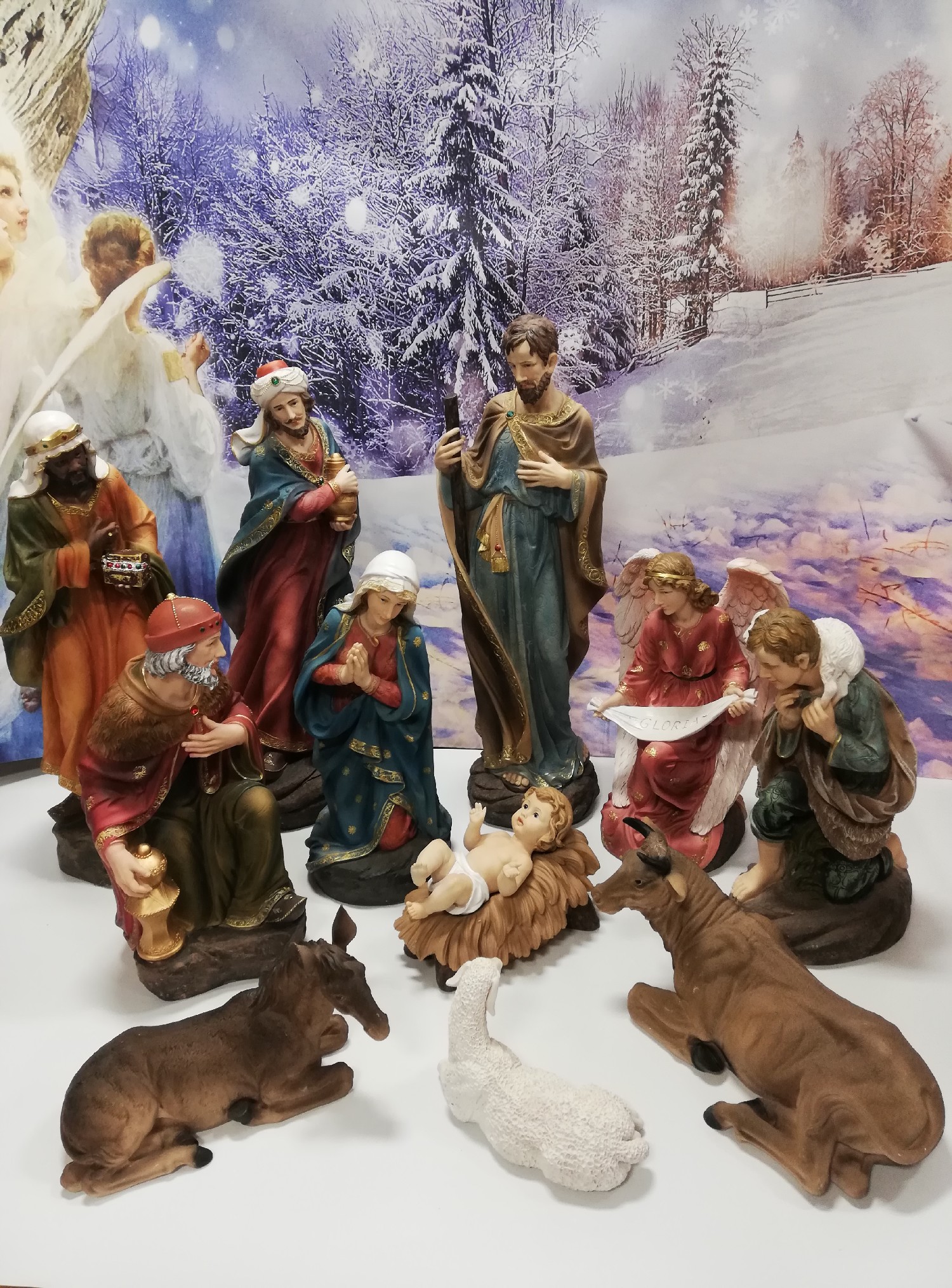 Figury do szopki,Boże Narodzenie,święta,Narodziny Jezusa,szopka,święta Rodzina,