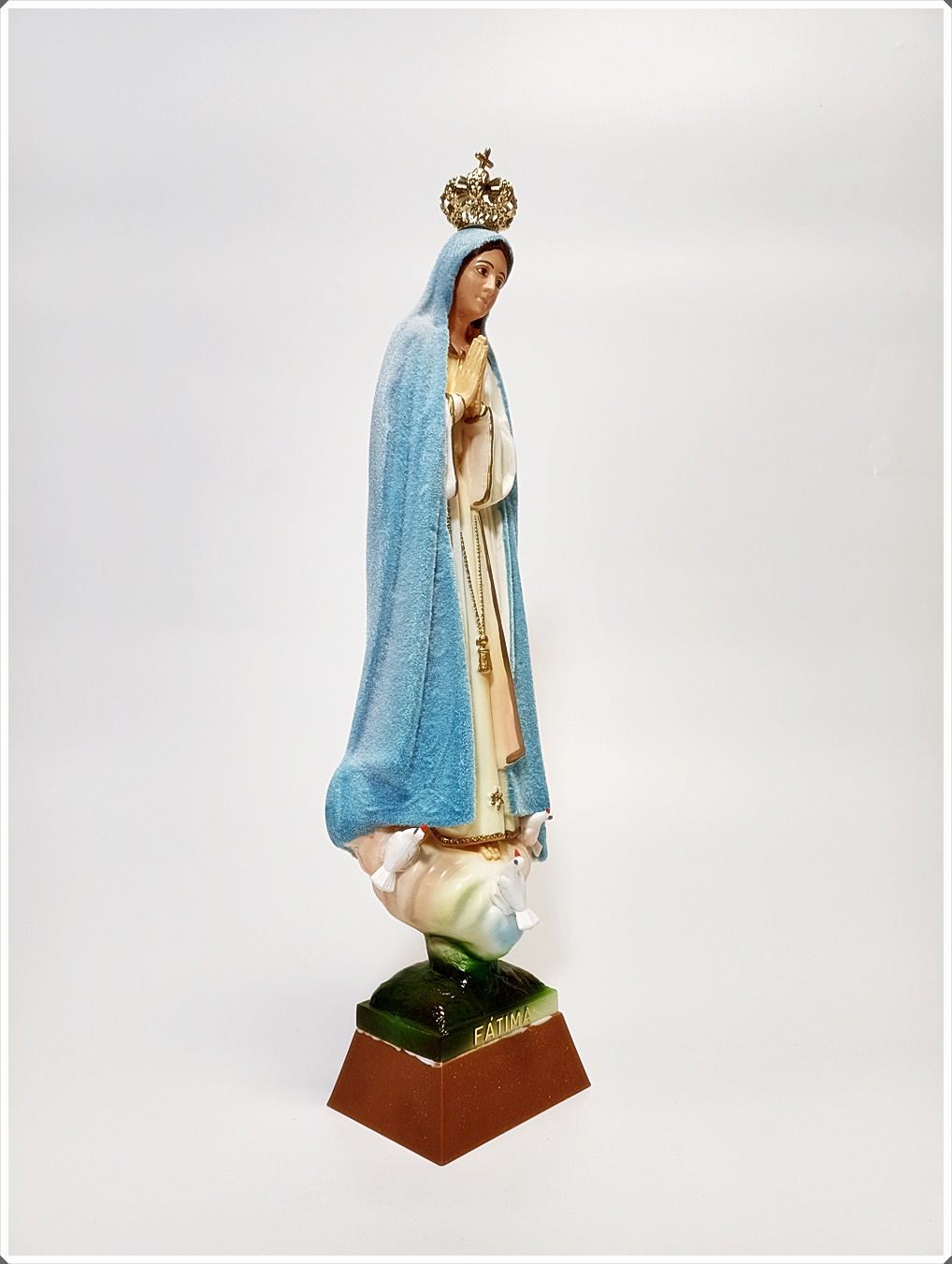 figurka Matki Boskiej Fatimskiej, figura Maryi, Fatima, figura Matki Bożej pogodynka,pogodynka, płaszczyk zmieniający kolor, Fatima