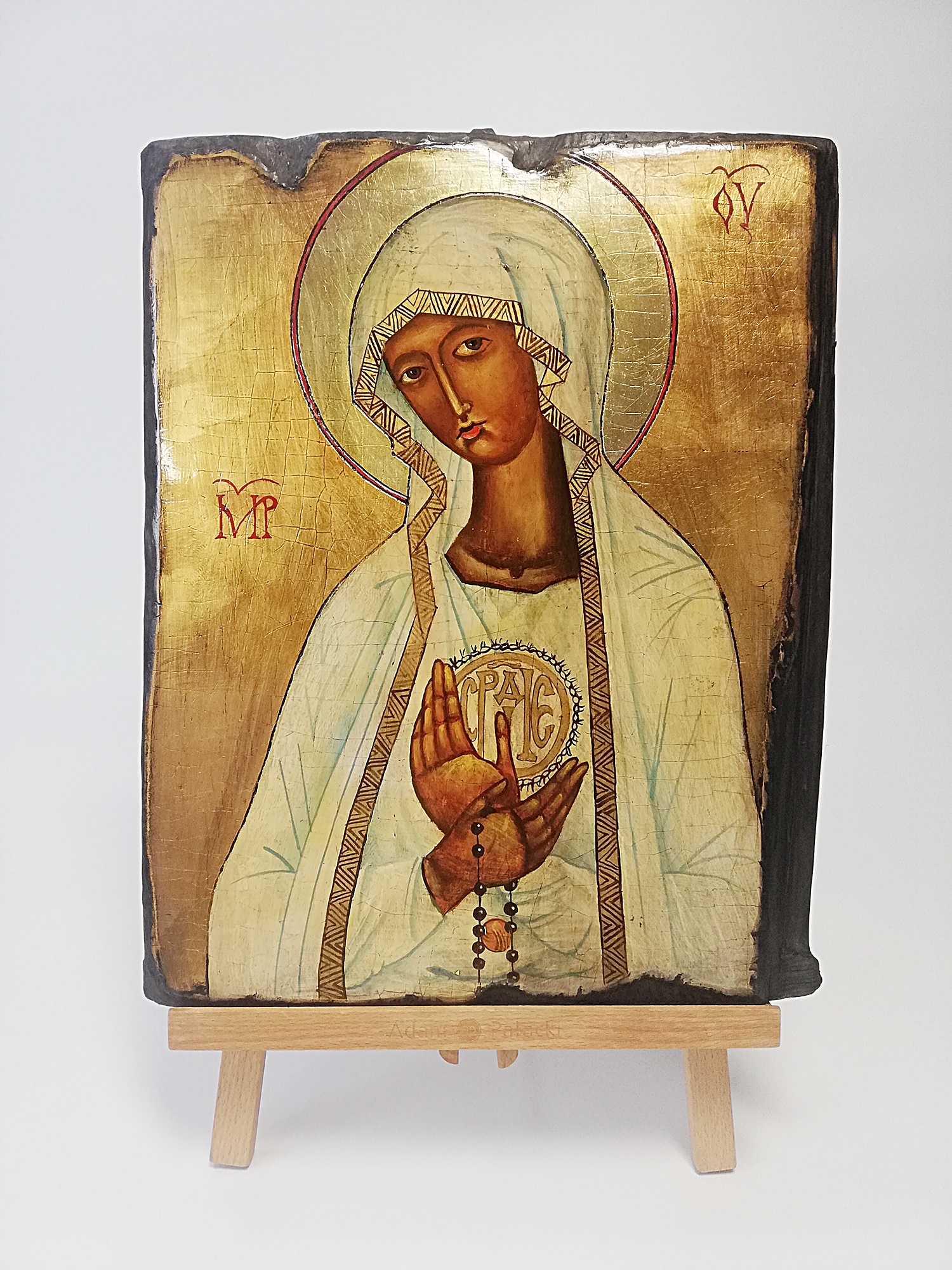 ikona fatimska,ikona Matki Bożej Fatimskiej,Eucharystia