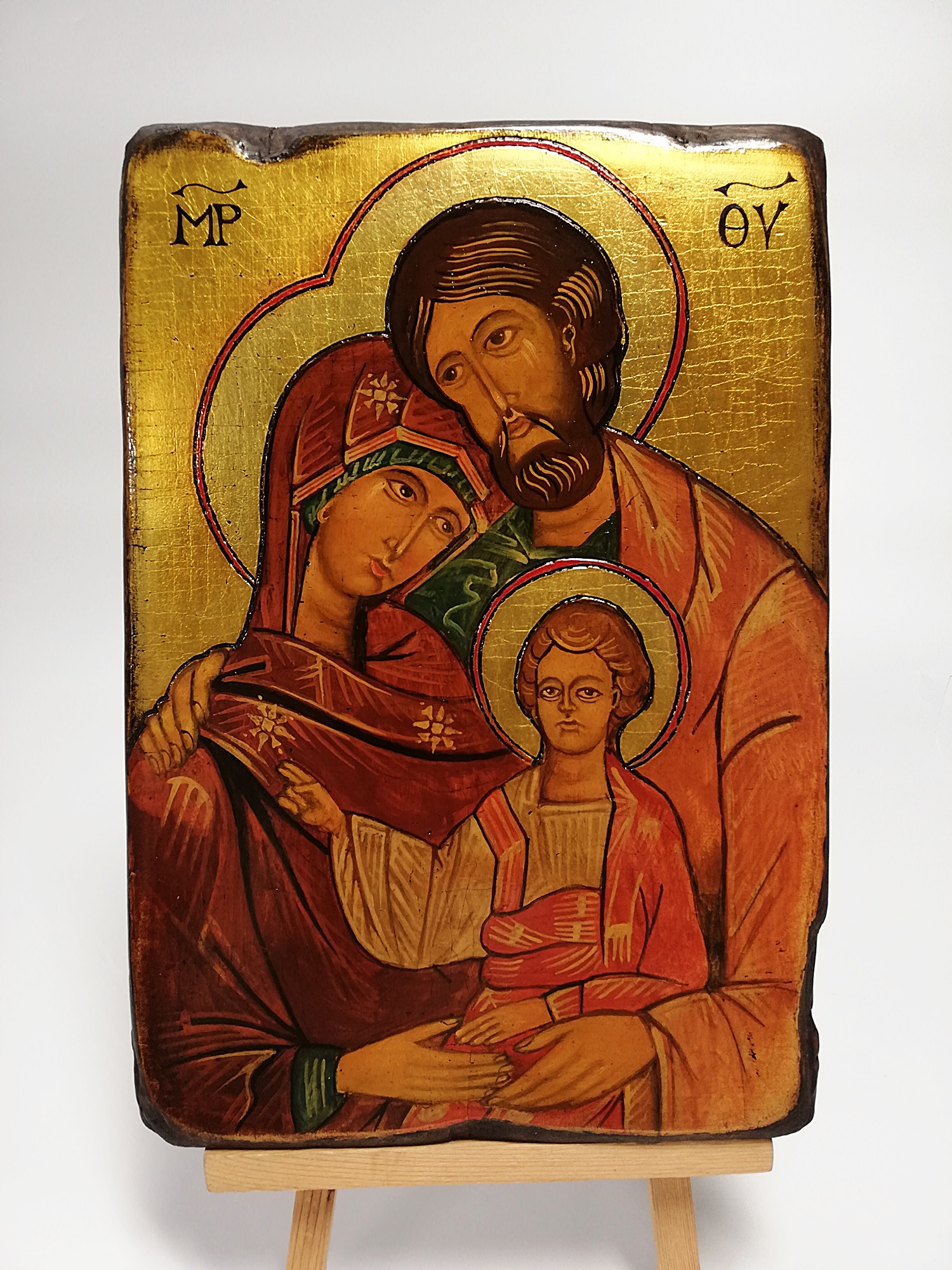 ikona pisana,święta Rodzina,obraz św.Rodziny,obraz malowany